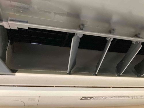 クリーニング後の吹き出し口