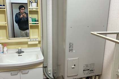 2階　SRT-S376　三菱　エコキュート　取替　東芝　ステンレスホット　HPL-TL461M